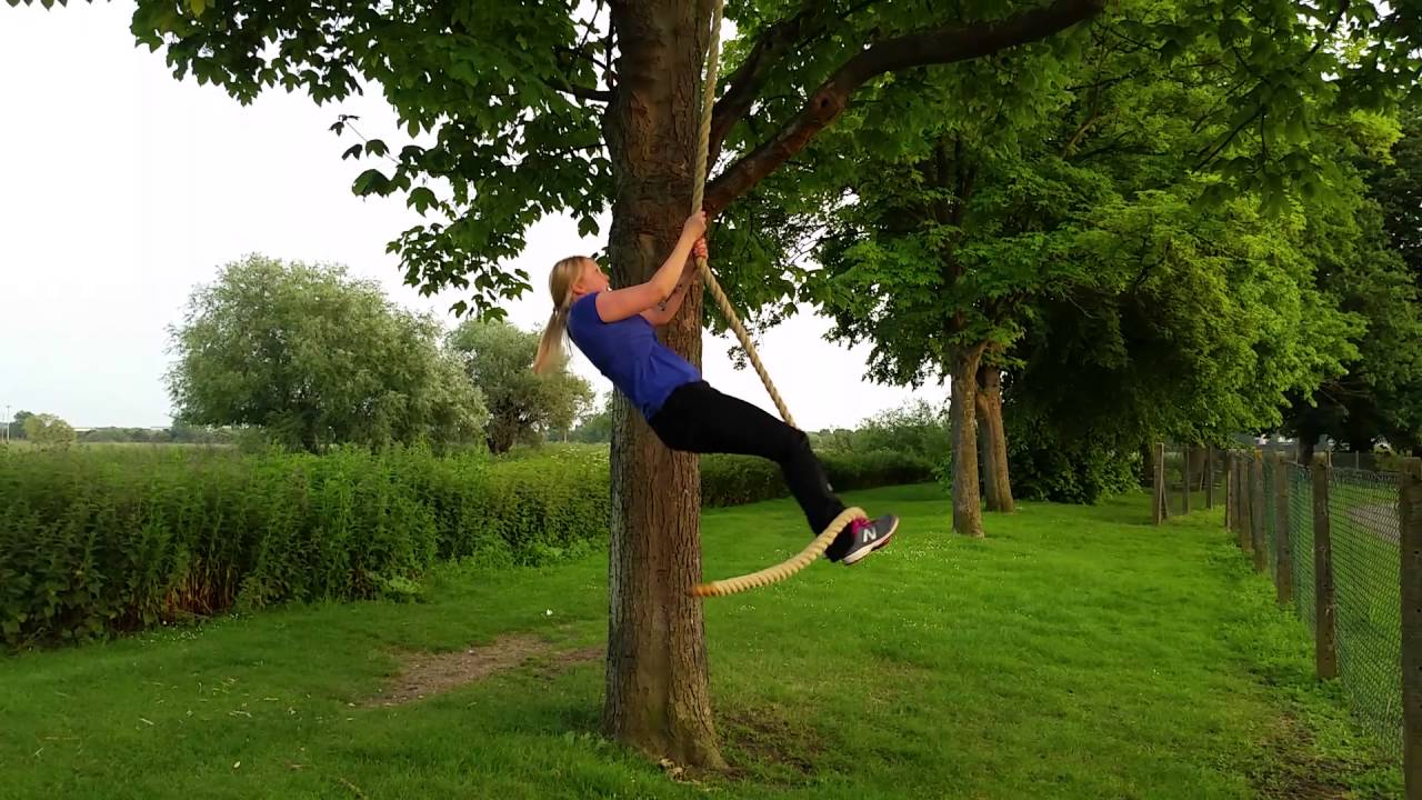 Laura Rope Climb Progress - YouTube