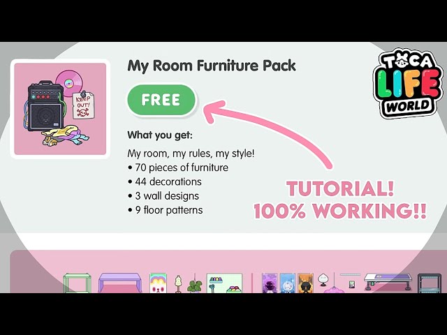 How To Get Free Toca Boca Houses and Furniture