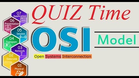 Quiz -- OSI Model || Basics