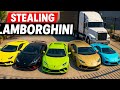Stealing Lamborghini in GTA 5 😎🚗