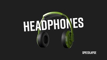 Speed Modeling Headphones - Maya, Substance Painter