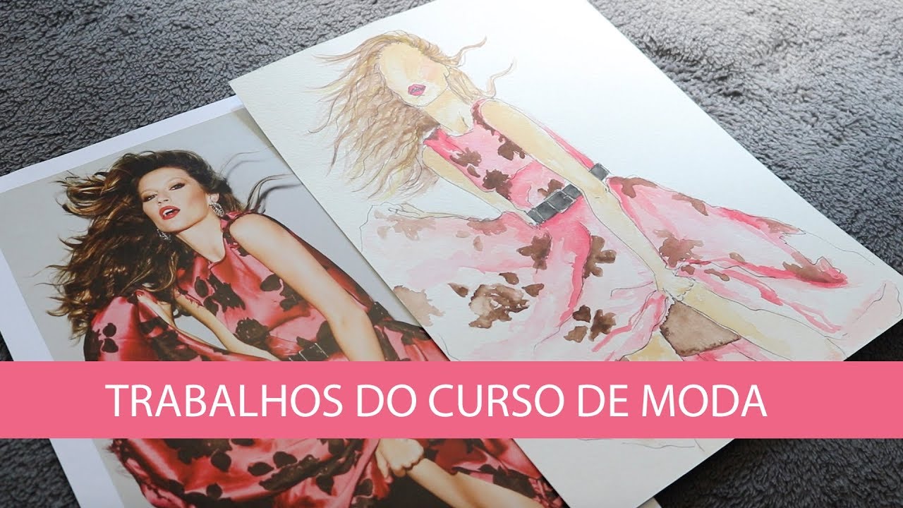 MEUS TRABALHOS DA FACULDADE - DESIGN DE MODA 