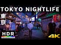 【4K HDR】Tokyo Nightlife & Red Light Districts - Ameyoko(アメ横) & Nakacho(仲町) - Japan Walking Tour