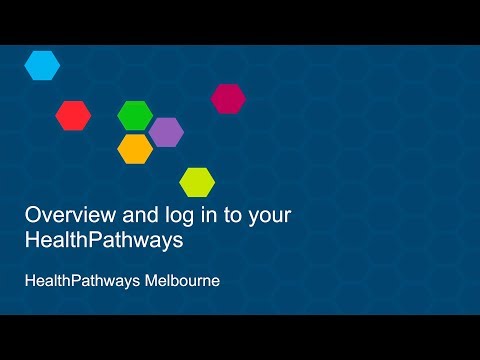 HealthPathways Melbourne: Overview and login