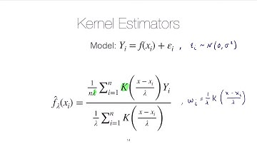 Unit #7 Lesson 3: Kernel estimation