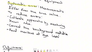 AQA A-level Physics - Measurements and their errors 