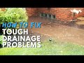 How to Fix Tough Backyard Drainage Problems