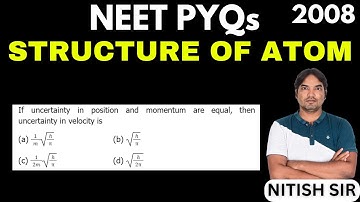 If uncertainty in position and momentum are equal, then uncertainty in velocity is