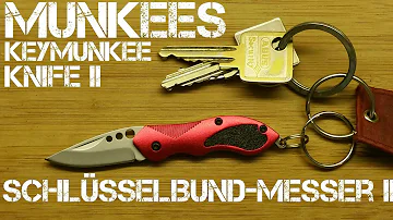 ✔MUNKEES - KeyMunkeeKnife II (munkees 2522) Review || Schlüsselbund Messer || Keychain Knife