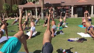 White Party Palm Springs Morning Yoga