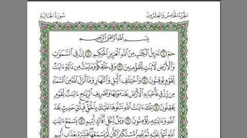 سورة الجاثية - عبد الرحمن السديس -