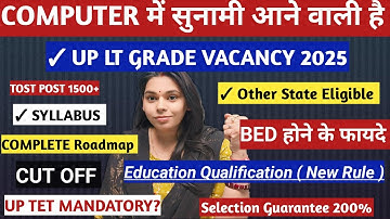 UP LT GRADE COMPUTER SCIENCE VACANCY 2025 | COMPLETE ROADMAP| #nsclasses #pgtcomputerscience