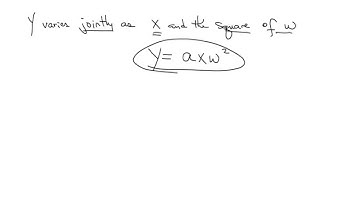 (8.1) Variation - Direct, Inverse, Joint and Combination - Algebra 2