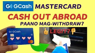 GCASH MASTERCARD CASH OUT / WITHDRAWAL ABROAD | PAANO MAG CASH OUT SA GCASH ABROAD? BabyDrewTV
