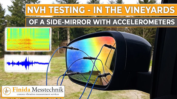 NVH TESTING in the Vineyards (🍇🍷) of a Side-Mirror during Road Test with Accelerometers