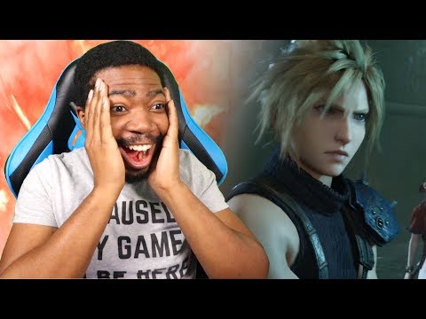 FINAL FANTASY 7 REMAKE LOOKS SO GORGEOUS!!! Final Fantasy 7 Remake Gameplay Trailer Reaction! (2019)
