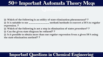 MCQ Questions Automata Theory Mcqs with Answers