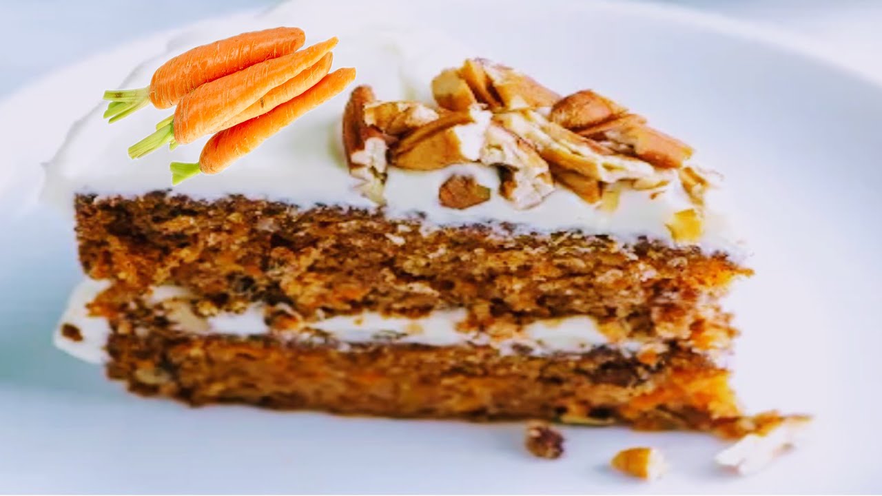 كعكة الجزر اللذيذة  ناجحة 1000000% The best and easiest way to prepare a delicious carrot cake