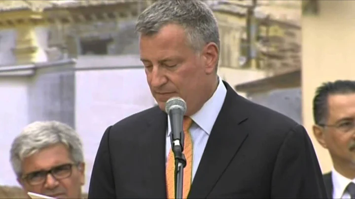 #WelcomeHomeBill - Il discorso di Bill De Blasio i...