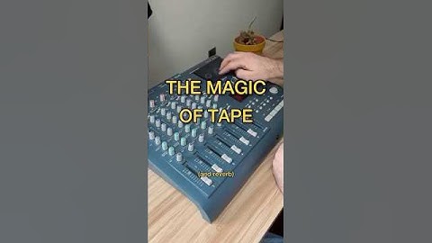 Recently acquired this tascam portastudio and dove head first into the world of tape