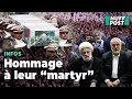 Les dirigeants du hamas et du hezbollah parmi la foule immense aux funrailles de rassi