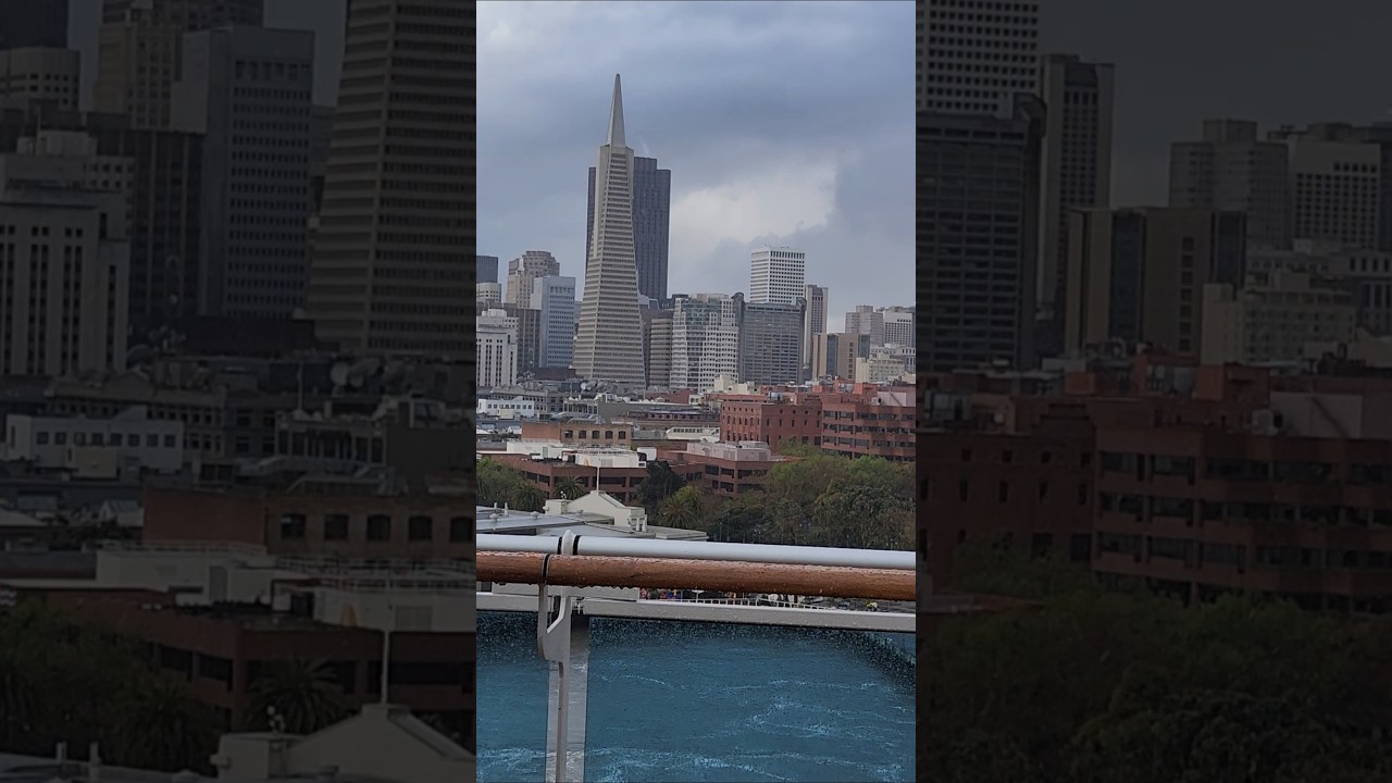 Iconic SF Skyline: Views from the Port Side! #Shorts #SanFrancisco #CruiseLife