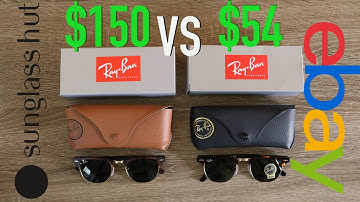 How to Spot Fake Ray Ban Clubmasters Full Guide - Sunglass Hut vs eBay
