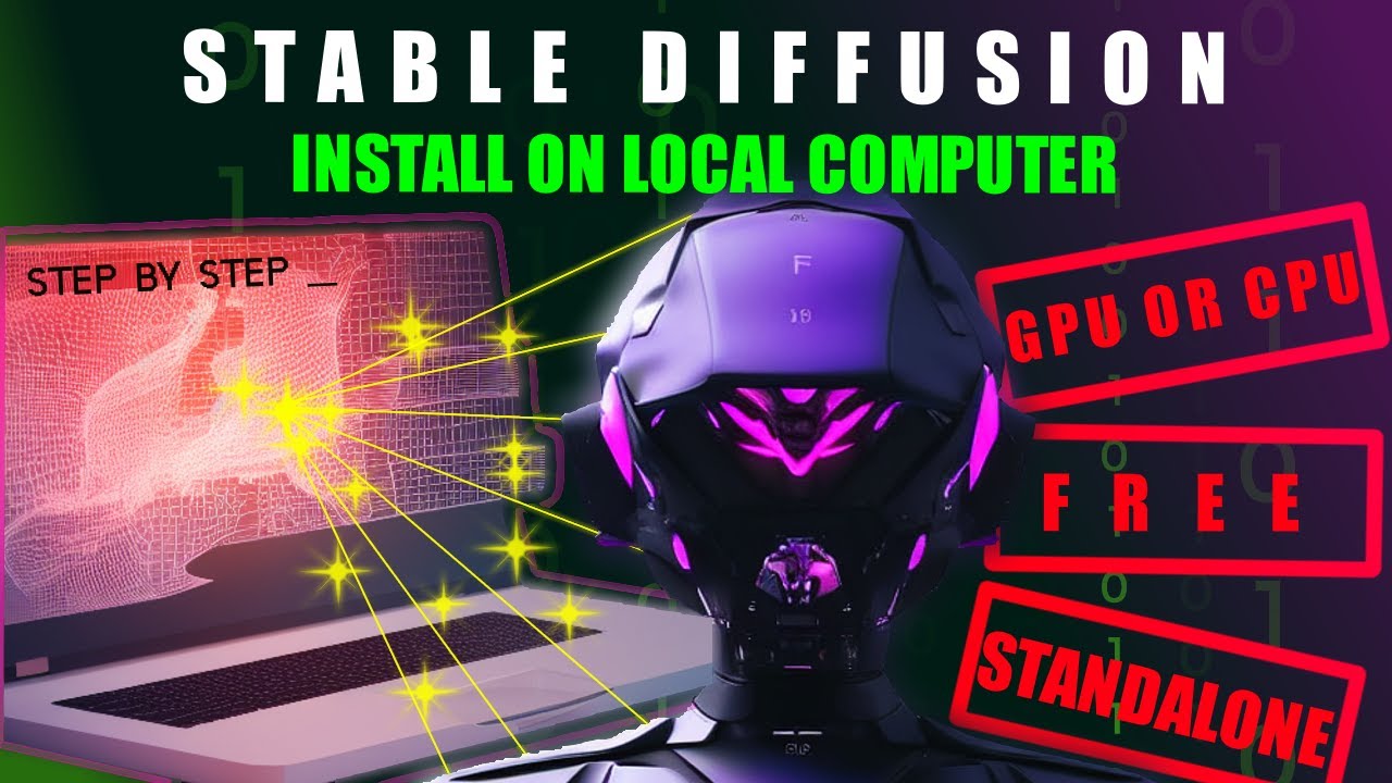 Stable Diffusion A.I. Text To Image Generator Installation On Local Computer Step By Step