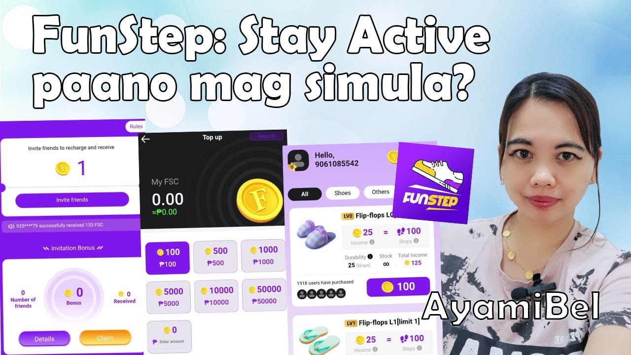FunStep: Stay Active app earnings while walking? Legit nga ba? - YouTube