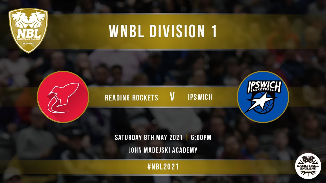 WNBL LIVE Reading Rockets Vs Ipswich Women - 08.05.21