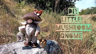 How to Make a Little Mushroom Gnome 🍄 | Step-by-Step Tutorial