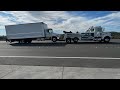 Towing a Hino box truck