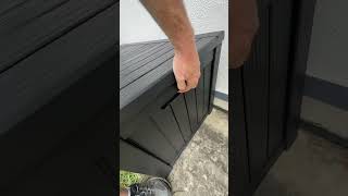 Gallon Storage Bin, Resin Material, Waterproof &amp; UV-Resistant, Organizer for Garage, Warehouse, and