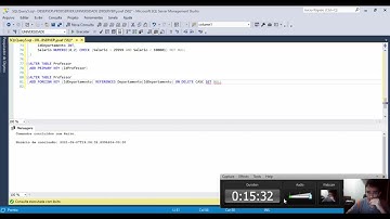 SQL SERVER - CRIANDO BASE DE DADOS UNIVERSIDADE