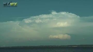 Strong Thunderstorm Updraft Timelapse - JULY 22, 2014