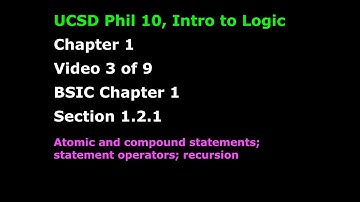 BSIC Chapter 1, Section 1.2.1