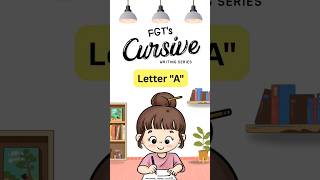 Beginner's Guide : Cursive A #shorts #education