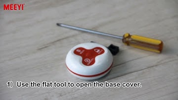 Y-A3 series call button battery replacement waiter call restaurant call