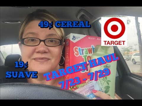 TARGET HAUL 7/23 – 7/29 | 49¢ CEREAL | 19¢ SUAVE |  FREE PENS!