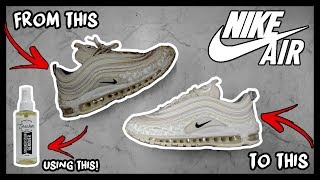 CLEANING FILTHY NIKE AIR MAX 97's TO 