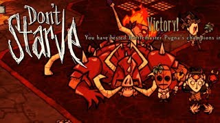 Dont Starve Together: The Forge - Beating the Grand Forge Boarrior