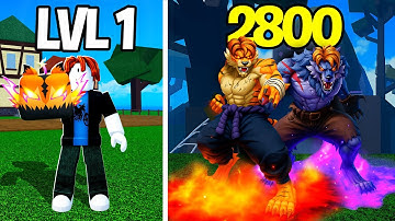 Noob To Max With TIGER FRUIT In Blox Fruits