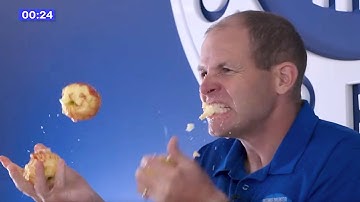 I Took 198 bites from 3 Apples in One Minute (while juggling them!)