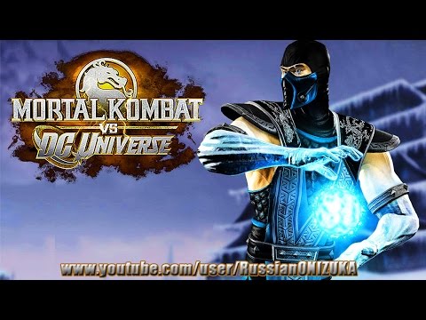 Видео: САБ-ЗИРО ПРОТИВ ВСЕХ - Mortal Kombat VS DC Universe - Sub Zero arcade ladder (All Fatalities)