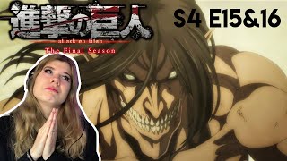 Attack on Titan S4 Episode 15 & 16 Reaction [IT HAS BEGUN]