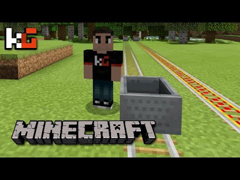 🛤️ Como fazer Carrinho ANDAR no Minecraft de forma FÁCIL - TUTORIAL trenzinho de mina !