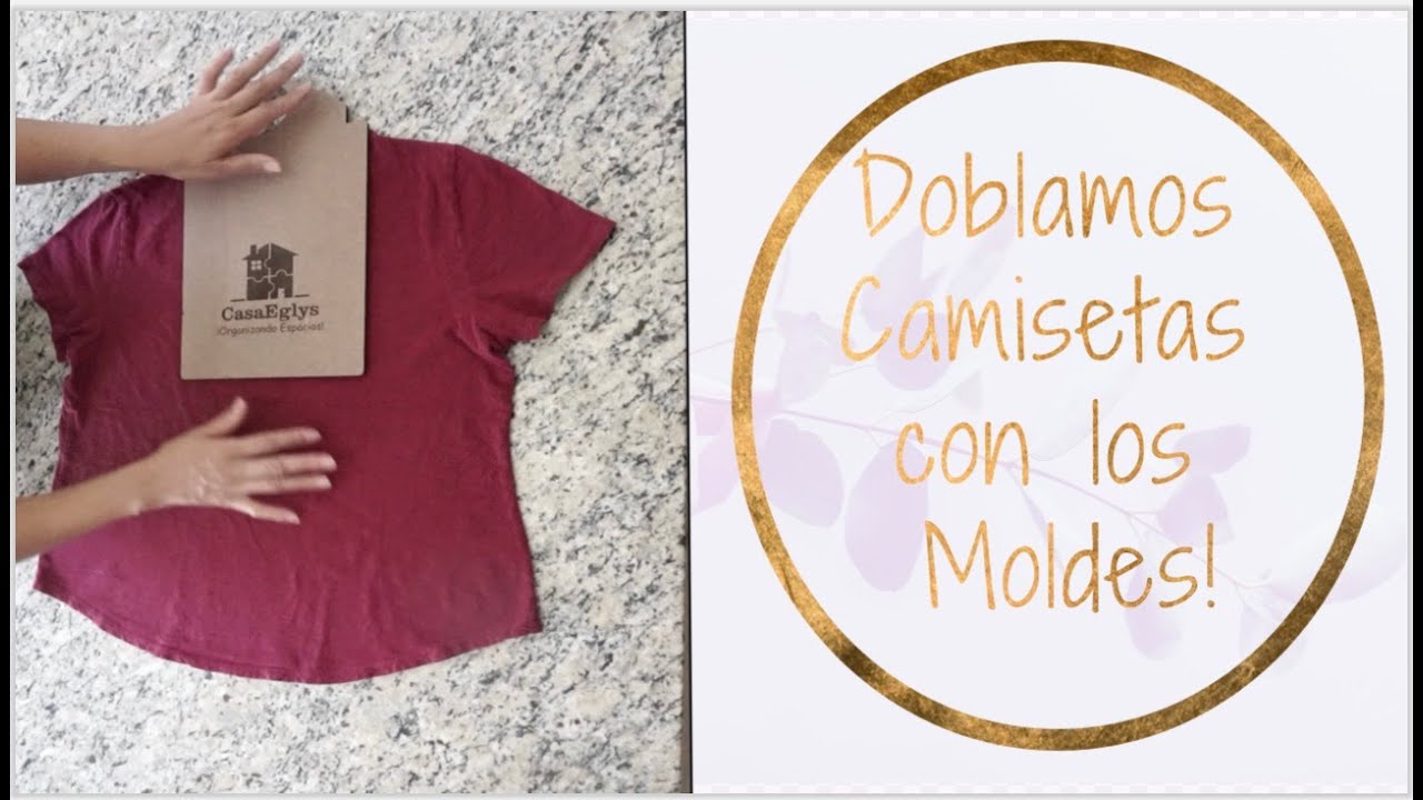 Doblamos Camisetas con los Moldes - 2020!