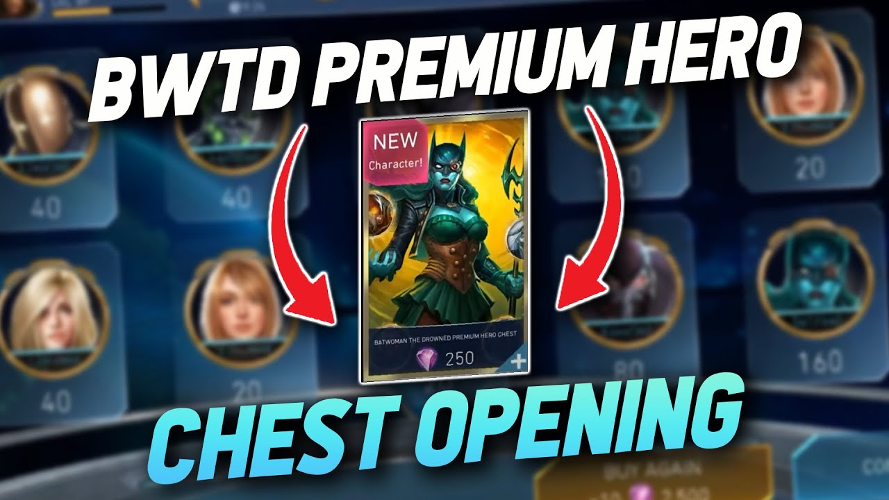 Injustice 2 Mobile Batwoman The Drowned Premium Hero Chest Opening YouTube
