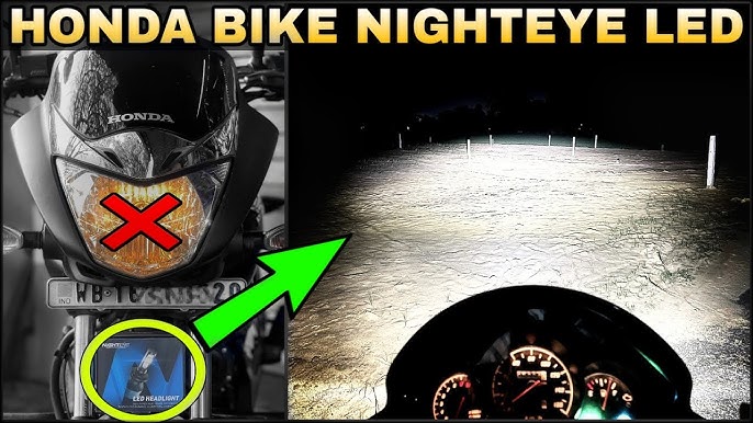 Original NIGHTEYE 72W LED Headlight For Bikes/Scooters/Cars