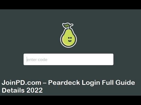 JoinPD.com – Peardeck Login Full Guide Details 2022 | joined
